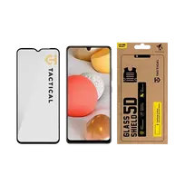 juoda plevele - Tactical "Glass Shield 5D Galaxy M12/ A32 5G/ A12/ A02s" Black - 2 nuotrauka