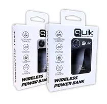 10000mah power bank - Quik QP-810, 10000mAh, Wireless Magnetic, juodas (black) - 2 nuotrauka
