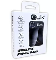 10000mah power bank - Quik QP-810, 10000mAh, Wireless Magnetic, juodas (black) - 3 nuotrauka