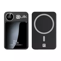 10000mah power bank - Quik QP-810, 10000mAh, Wireless Magnetic, juodas (black) - 4 nuotrauka