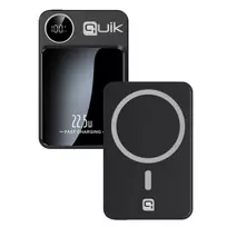 10000mah power bank - Quik QP-810, 10000mAh, Wireless Magnetic, juodas (black) - 5 nuotrauka