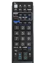 televizoriaus nuotoliniai pulteliai - Lamex LXH1026 Sharp RM-L1026+ - 2 nuotrauka