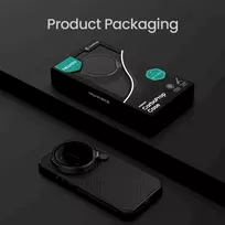 nillkin xiaomi - Dėklas Nillkin CarboProp Aramid Magnetic Case Xiaomi 17 Ultra, Juodas (Black) - 2 nuotrauka