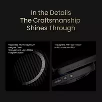 nillkin xiaomi - Dėklas Nillkin CarboProp Aramid Magnetic Case Xiaomi 17 Ultra, Juodas (Black) - 3 nuotrauka