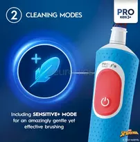 oral b vitality kids - Oral-B Vitality Pro Kids Spider-Man Edition Mėlynas (Blue) - 2 nuotrauka