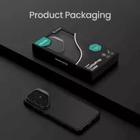 kameros stova - Nillkin CarboProp Magnetic Case su kameros dangteliu ir stovu, suderinamas su MagSafe, Samsung Galaxy S26 Ultra - Juodas (Black) - 2 nuotrauka