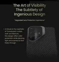 kameros stova - Nillkin CarboProp Magnetic Case su kameros dangteliu ir stovu, suderinamas su MagSafe, Samsung Galaxy S26 Ultra - Juodas (Black) - 4 nuotrauka