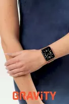 aukso laikrodziai - Gravity GT17-3 AMOLED Purple + Rose Gold Band (violetinė + rožinio aukso) - 7 nuotrauka