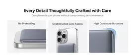 slim - Baseus PicoGo AM41 Ultra-Slim 5000mAh 20W MagSafe (Titanium) - 5 nuotrauka