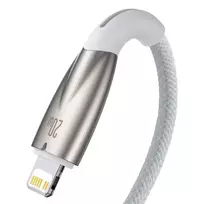 baseus 20w lightning - Baseus CADH000002 USB-C to Lightning 1m White - 4 nuotrauka