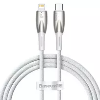 baseus 20w lightning - Baseus CADH000002 USB-C to Lightning 1m White - 5 nuotrauka