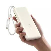 baseus power bank 100w - Baseus EnerFill FC41 20000 mAh 100W USB-C smėlio spalva - 2 nuotrauka