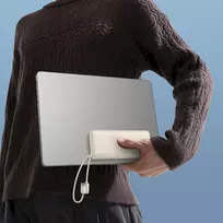 baseus power bank 100w - Baseus EnerFill FC41 20000 mAh 100W USB-C smėlio spalva - 4 nuotrauka