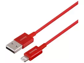 usb lightning laidas baseus - Baseus CALYS-A09 Superior Series 2.4A USB to Lightning Red - 2 nuotrauka