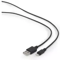 lightning to usb a cable - Gembird Cable USB / Apple Lightning Black 3m - 2 nuotrauka