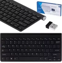 belaide klaviatura kompiuteriui - RoGer Smart TV Belaidė Klaviatūra Juoda (Black) - 2 nuotrauka