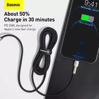 baseus 20w lightning - Baseus CATLJK-B01 Black - 3 nuotrauka
