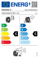 padangos r19 235 45 - GRIPMAX STATURE HT XL 235/45 R19 99 Y - 2 nuotrauka