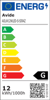 led lauko sviestuvas su judesio jutikliu - Lauko šviestuvas Avide sieninis Siraz LED 12W su judesio jutikliu NW IP54 - 2 nuotrauka