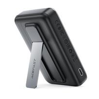 10000mah power bank - Acefast M24-10000, 10000mAh, 22.5W, Magnetic Wireless, juodas (black) - 5 nuotrauka