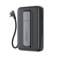 10000mah power bank - Acefast M24-10000, 10000mAh, 22.5W, Magnetic Wireless, juodas (black) - 7 nuotrauka