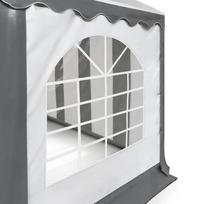 lauki paviljonai - Palapinė paviljonas Zeltpro 4x8 m, balta/pilka (White/Grey) - 7 nuotrauka