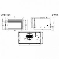 elica imontuojamas gartraukis - Elica LANE SENSOR @ BL MAT/A/52 Juodas (Black) - 4 nuotrauka