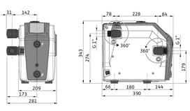 vandens siurblys vandens tiekimui - Wilo Isar BOOST5-E-3 Hidroforas - 2 nuotrauka