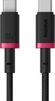 5a 100w usb c to c laidas - Baseus Dura Type-C to Type-C 100 W fast charging cable 2 m Juodas (Black), Raudonas (Red) - 7 nuotrauka