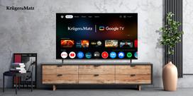 4k 65 tv - Kruger & Matz KM0265UHD-G 65" UHD Google TV 5.0 DVB-T2/T/C H.265 HEVC - 5 nuotrauka
