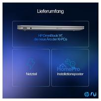 2 tb ssd - HP OmniBook Ultra AI PC 14-fd0191ng, Ryzen AI 9 365, 16 GB, 1 TB, 14", Touch, Silver (Sidabrinis) - 23 nuotrauka