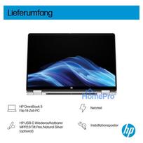 hp omnibook 3 - HP OmniBook 5 Flip 14-fp0132ng, Core 3 100U, 8 GB, 512 GB, 14", WUXGA, Touch, Silver (Sidabrinis) - 2 nuotrauka