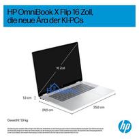 intel core ultra 7 256v - HP OmniBook X Flip 16-as0173ng, Core Ultra 7 256V, 16 GB, 512 GB, 16", OLED, Touch, Windows 11 Home - 12 nuotrauka