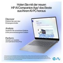 32 gb ram - HP OmniBook Ultra 14-fd0099ng, Ryzen AI 9 HX 375, 32 GB, 2 TB, 14", Meteor Silver (Sidabrinis) - 12 nuotrauka