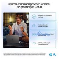 32 gb ram - HP OmniBook Ultra 14-fd0099ng, Ryzen AI 9 HX 375, 32 GB, 2 TB, 14", Meteor Silver (Sidabrinis) - 14 nuotrauka