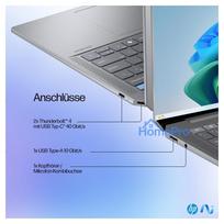 32 gb ram - HP OmniBook Ultra 14-fd0099ng, Ryzen AI 9 HX 375, 32 GB, 2 TB, 14", Meteor Silver (Sidabrinis) - 24 nuotrauka