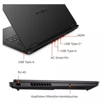 ryzen 7 rtx 5070 - HP OMEN 17-db1179ng, Ryzen AI 7 350, 32 GB, 1 TB, 17.3", RTX 5070, Black (Juodas) - 9 nuotrauka