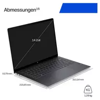 1tb nesiojamas ssd - HP OmniBook Ultra 14-kd0171ng, Core Ultra 7 356H, 16 GB, 1 TB, 14", OLED, Natural Silver (Sidabrinis) - 12 nuotrauka