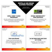 hp victus rtx - HP Victus 15-fa2451ng, i5-14500HX, 12 GB, 512 GB, 15.6", RTX 3050, Windows 11 Home, Mica Silver (Sidabrinis) - 13 nuotrauka