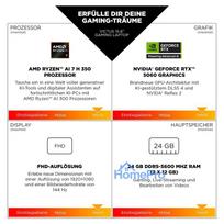 hp victus rtx - HP Victus 15-fb3450ng, Ryzen 5 240, 12 GB, 512 GB, 15.6", RTX 5050, FreeDOS (Juodas) - 14 nuotrauka