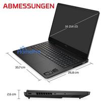 5060 nesiojamas - HP HyperX OMEN 16-ap1470ng, Ryzen 7 8745HX, 16 GB, 512 GB, 16", RTX 5060, Black (Juodas) - 14 nuotrauka