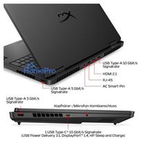 5060 nesiojamas - HP HyperX OMEN 16-ap1470ng, Ryzen 7 8745HX, 16 GB, 512 GB, 16", RTX 5060, Black (Juodas) - 16 nuotrauka