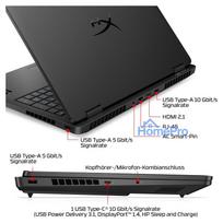 5070 rtx nesiojamasis ryzen 9 - HP HyperX OMEN 16-ap1491ng, Ryzen 9 8940HX, 24 GB, 512 GB, 16", RTX 5070, Black (Juodas) - 16 nuotrauka