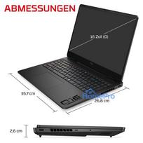 5060 nesiojamas - HP HyperX OMEN 16-ap1493ng, Ryzen 9 8940HX, 24 GB, 512 GB, 16", RTX 5060, Black (Juodas) - 15 nuotrauka