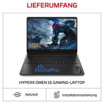 5070 rtx nesiojamasis ryzen 9 - HP HyperX OMEN 16-ap1495ng, Ryzen 9 8940HX, 24 GB, 1 TB, 16.1", RTX 5060, Black (Juodas) - 15 nuotrauka