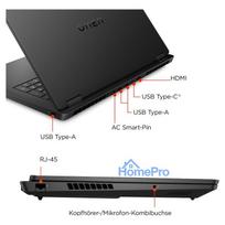 5060 nesiojamas - HP OMEN 17-db1490ng, Ryzen AI 9 365, 24 GB, 512 GB, 17.3", RTX 5060, Black (Juodas) - 9 nuotrauka
