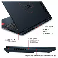 rtx 5070 ti - HP HyperX OMEN 16-ah1470ng, Core Ultra 7 270HX Plus, 32 GB, 1 TB, 16", RTX 5070 Ti, Black (Juodas) - 13 nuotrauka