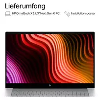 hp omnibook 3 - HP OmniBook X Next Gen AI 17-de0076ngx, Core Ultra 7 355, 24 GB, 1 TB, 17.3", Windows 11 Home - 16 nuotrauka