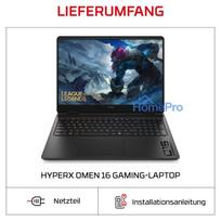 5060 nesiojamas - HP HyperX OMEN 16-ap1071ng, Ryzen 7 8745HX, 16 GB, 1 TB, RTX 5060, Windows 11 Home - 15 nuotrauka