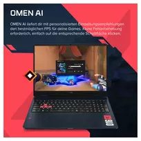 5070 rtx nesiojamasis ryzen 9 - HP OMEN 16-ap1099ng, Ryzen 9 8940HX, 24 GB, 1 TB, 16.1", RTX 5070, Riot Blue (VALORANT Limited Edition) - 9 nuotrauka